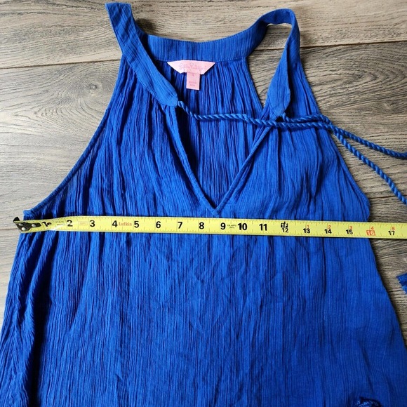 Lilly Pulitzer Blue Tassel Tank Small - Picture 4 of 5
